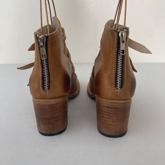 Freebird Quinn Sandals w Heel Brown Tan - Picture 6 of 9